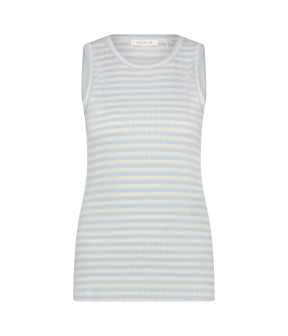 Nukus Stefania Singlet Stripes  Lichtblauw Nks06004