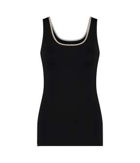 Nukus Juba Singlet Zwart Nks06001