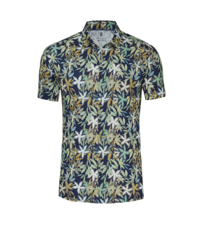 Desoto Casual Kent 1/2 Korte Mouw Overhemden Donkerblauw 82232-3