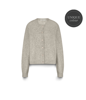 Summum Cardigan Wool Elastane Blend Knit Vesten Grijs 7s7939-7975
