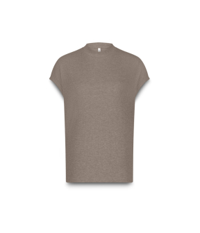 Summum Top Melange Lurex Rib Tops Taupe 3s5091-30685