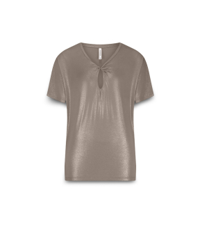 Summum Top Fluid Coated Tops Taupe 3s5173-30545