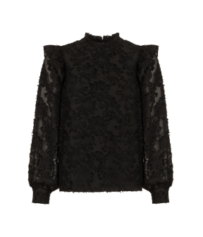 Freebird Blouse  Zwart Bambie Wv-soft-hairy-25-3