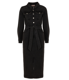 Freebird Dress  Zwart Danya Dnm-stretch-black-25-3