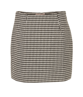 Freebird Skirt  Multicolor Rachna Wv-pied-poule-25-3