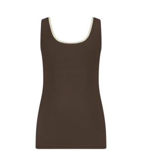 Nukus Juba Singlet  Donkerbruin Nks06001