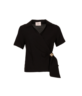 Freebird Top  Zwart Bela