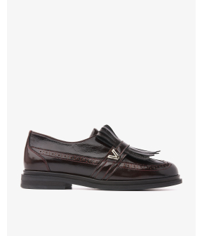 Via Vai Fae Luca Loafers Donkerbruin 62450