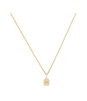 Vedder & Vedder Tiny Pavé Tag K Kettingen Goud Tiny Pavé