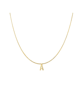 Vedder & Vedder Ruby Rope Tag D Kettingen Goud Ruby Rope D