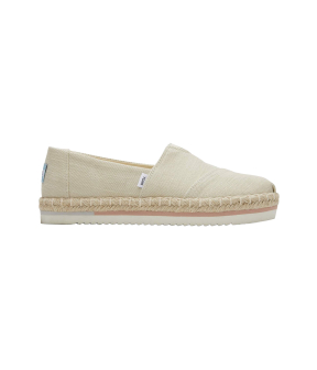 Toms Alpargata Platform Rope Loafers Creme Alpargata Platform Rope