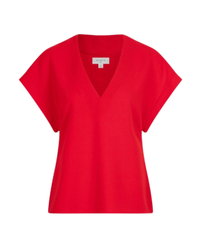 Dante 6 Henne Detailed Slit Top Tops Rood 244130