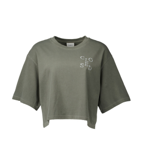 Closed Cropped T-shirt T-shirts Groen C95228-44h-am