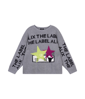 Alix The Label  Truien Grijs 2412867963