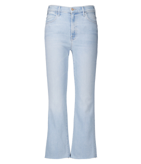 Mother The Hustler Ankle Fray Jeans Lichtblauw 1117-1008