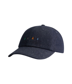 ØlÅf Sans Embro Denim Cap Petten Donkerblauw A200804