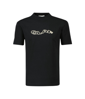 ØlÅf Zigzag Wavy Drift Tee T-shirts Zwart M200111