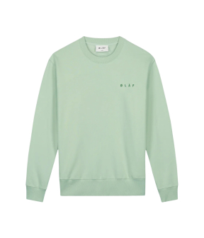 ØlÅf Spiral Face Crewneck Sweaters Lichtgroen M200203