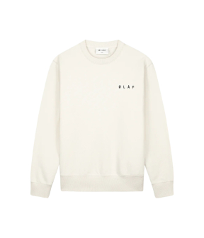 ØlÅf Spiral Face Crewneck Sweaters Off White M200203