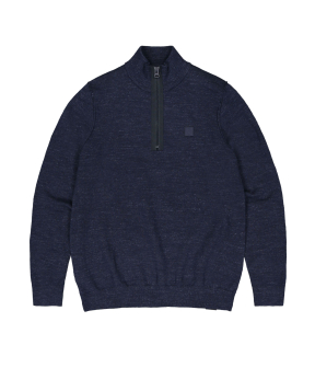 Butcher Of Blue Lt Clifden Half Zip Truien Donkerblauw M2426030