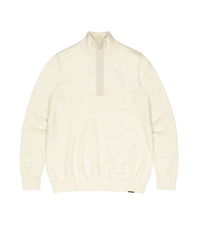 Butcher Of Blue Lt Clifden Half Zip Truien Beige M2426030
