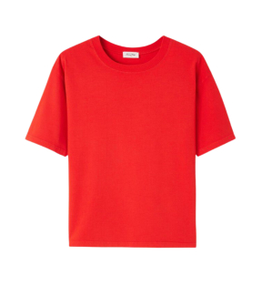 American Vintage Fizvalley T-shirts Rood Fiz02ae25