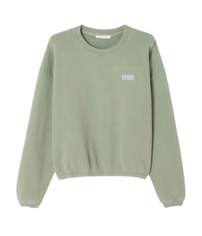 American Vintage Izubird Sweaters Olijf Izu03ae25