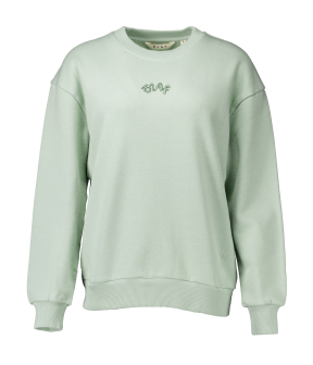 ØlÅf Signature Logo Crewneck Sweaters Lichtgroen W200211