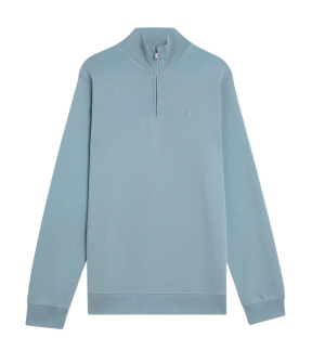 Lyle&scott Superfine Quarter Zip Sweaters Lichtblauw Ml2258ton