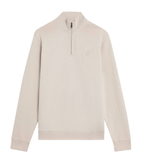 Lyle&scott Superfine Quarter Zip Sweaters Beige Ml2258ton