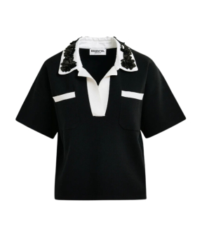 Essentiel Antwerp  Polos Zwart Hoiseau