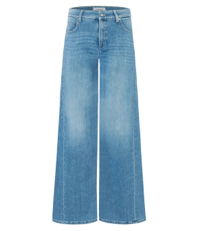 Cambio Palazzo Patch Jeans Blauw 9150 0056 04
