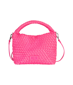 Alix The Label Braided Faux Leather Bag  Roze 2502060102