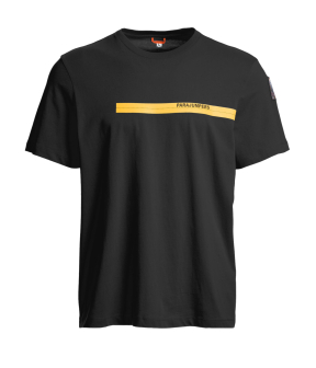 Parajumpers Tape Tee T-shirts Zwart Pmtsit01