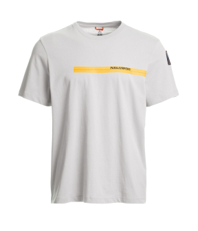 Parajumpers Tape Tee T-shirts Lichtgrijs Pmtsit01