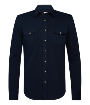 Profuomo  Overshirts Donkerblauw Ppwf10005