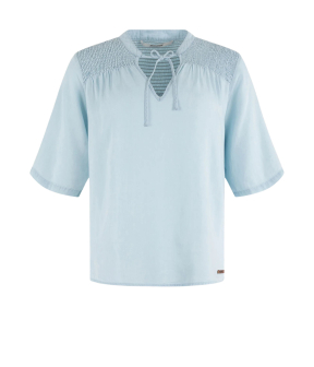 Moscow  Blouses Lichtblauw 119-05-willy