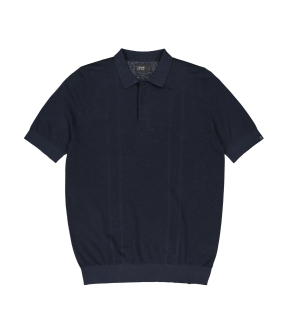 Butcher Of Blue Ripley Knit Polo Polos Donkerblauw M2516017