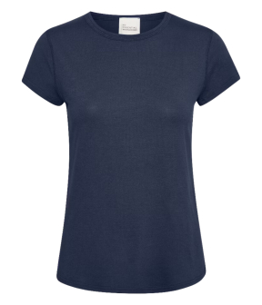 My Essential Wardrobe The Modal T-shirts Donkerblauw 10703596