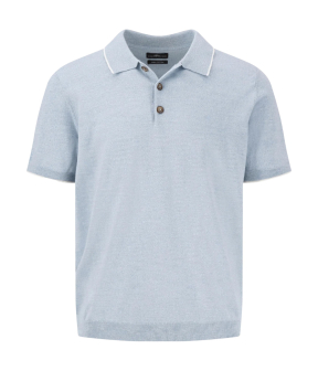 Fynch Hatton  Polos Lichtblauw 1503702