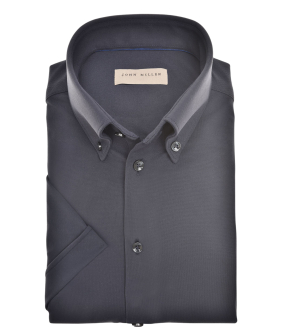 John Miller  Lange Mouw Overhemden Donkerblauw 5142040