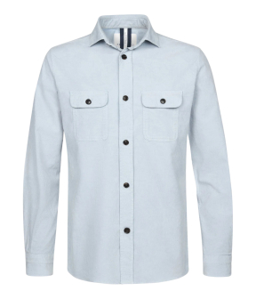 Profuomo  Overshirts Blauw Ppwf10008