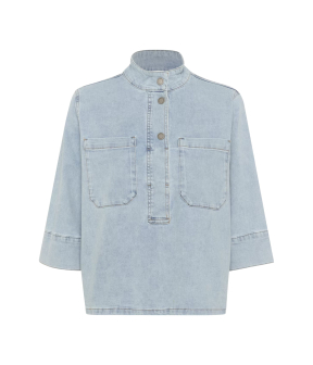 My Essential Wardrobe Laramw Blouses Lichtblauw 10705079