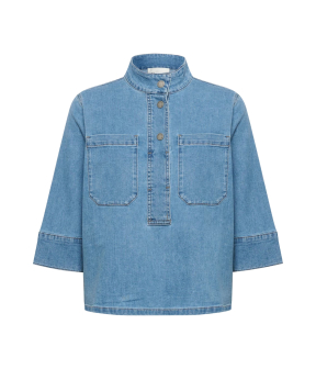 My Essential Wardrobe Laramw Blouses Blauw 10705079
