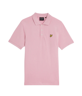 Lyle&scott Plain Polos Lichtroze Sp400vog