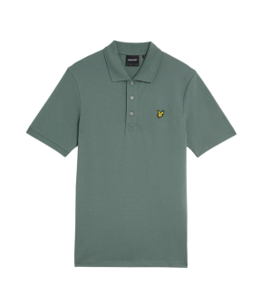 Lyle&scott Plain Polos Donkergroen Sp400vog