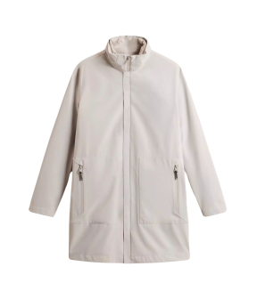 Woolrich Two Layers 2in1 Carcoat Regenjas Beige Cfw00u1165mrut4018