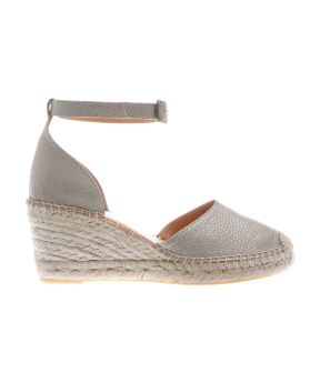 Via Vai Flora Braid Sleehakken Zilver 58122-2