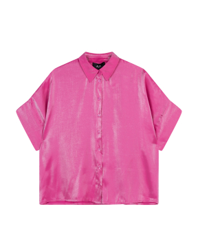 Alix The Label Shine Boxy Blouse Blouses Roze 2503939026