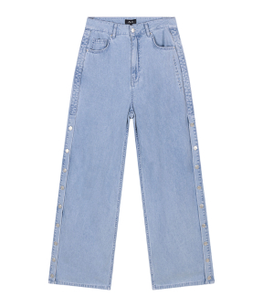Alix The Label Chambray Denim Pants Jeans Blauw 2503138040